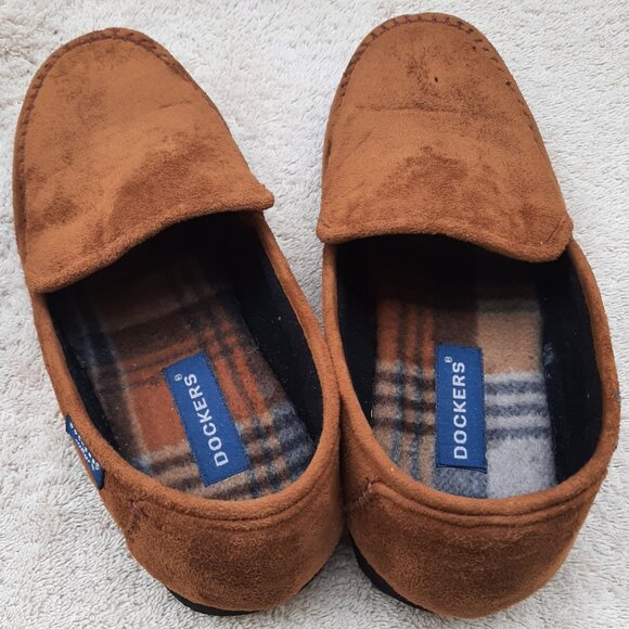 Dockers Men's Siesta Suede Slippers - Brown 9 M - Picture 5 of 6